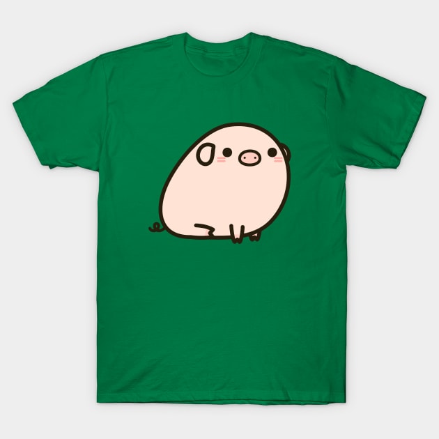 Cute pig T-Shirt by peppermintpopuk